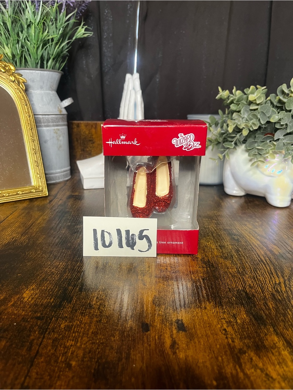 NEW Hallmark Wizard of Oz Ruby Slippers Ornament Sealed HCM2552